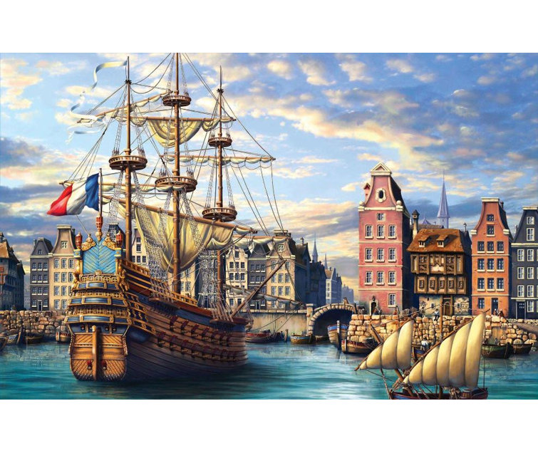 STP Goods Ships In Port 500 Piece. Jigsaw Puzzle For Kids & Adults Wayfair.ca